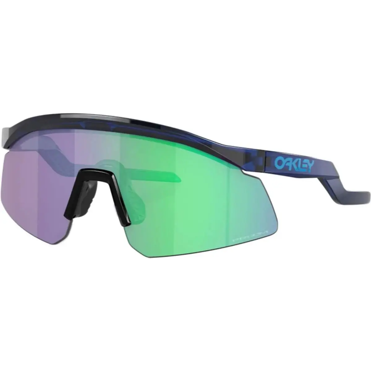 Oakley Men`s Hydra Prizm Translucent Blue/prizm Jade One Size Sunglasses - Translucent Blue/Prizm Jade, Frame: Blue, Lens: Green