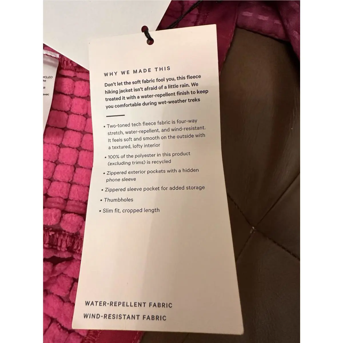 Lululemon clothing - Wild Berry Sonic Pink 11