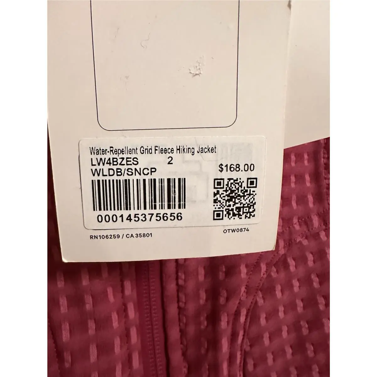 Lululemon clothing - Wild Berry Sonic Pink 2