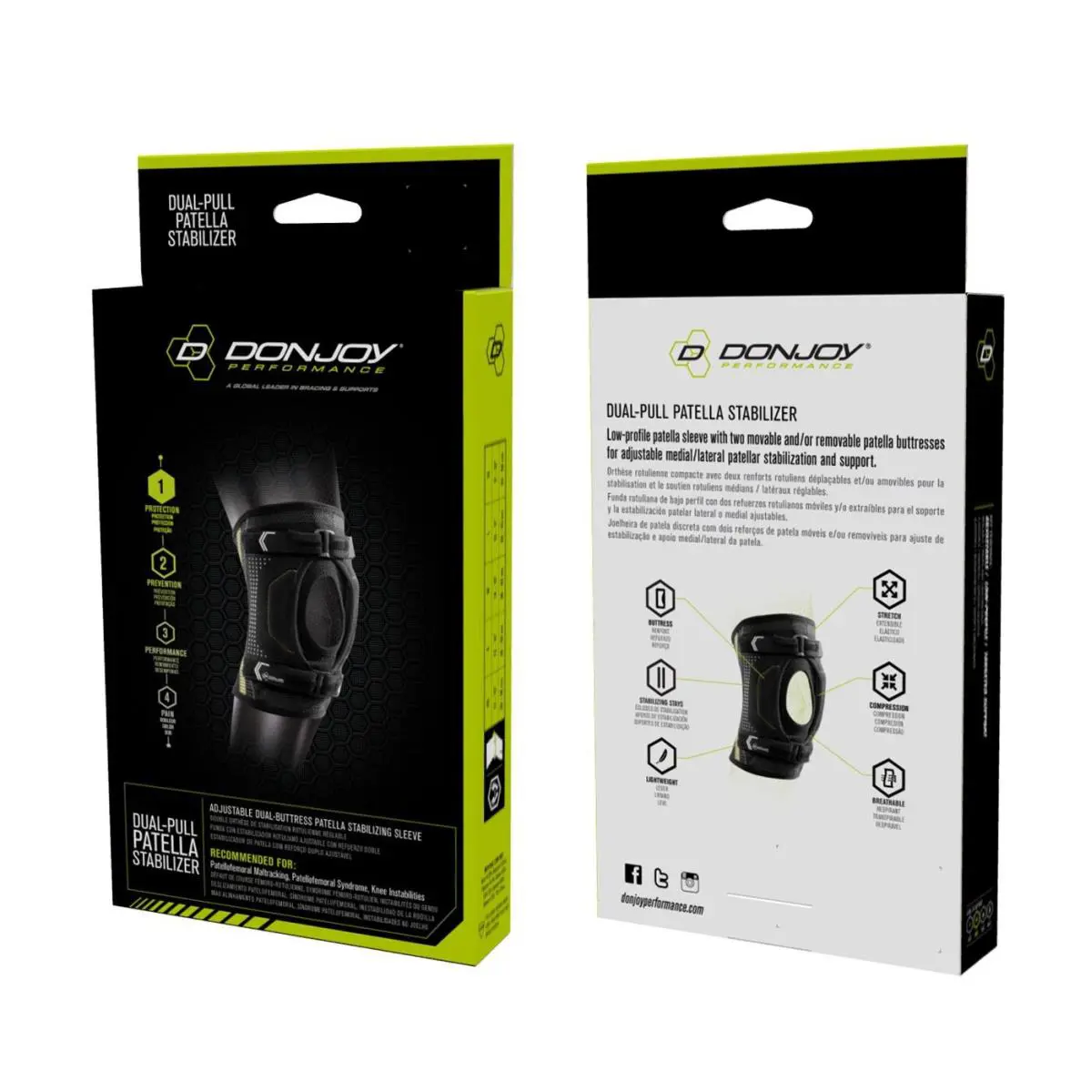 DonJoy  - Dual Pull on and bottom Strap (UPC: 190446270287) 0