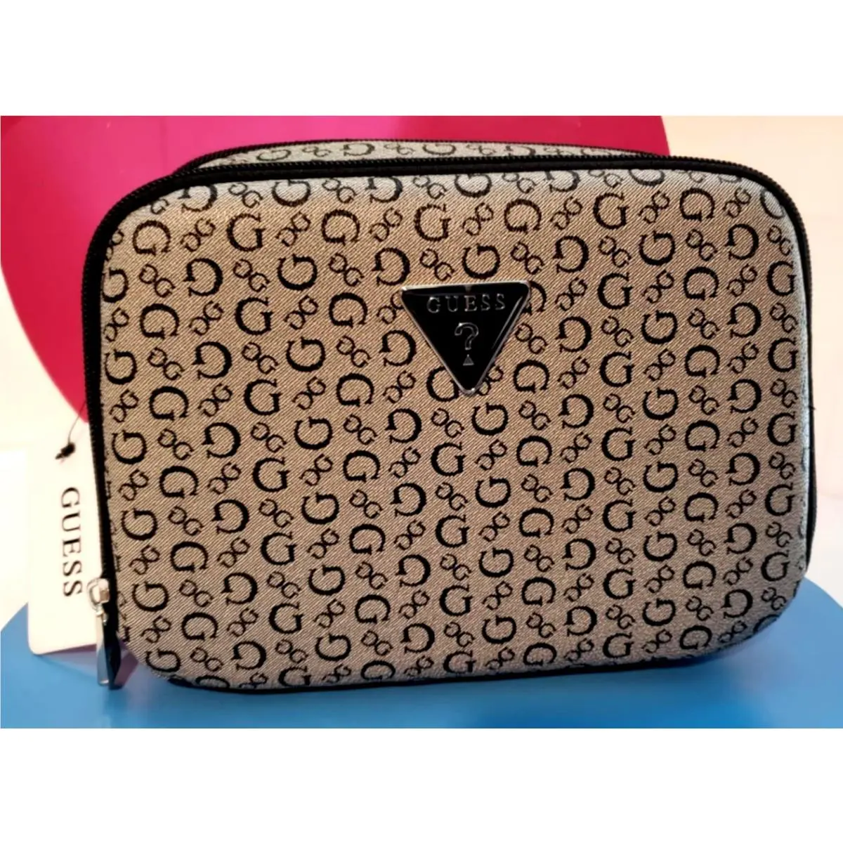 Guess Junction Travel Makeup Bag Medium Cosmetic Pouch JCS200965 Portable