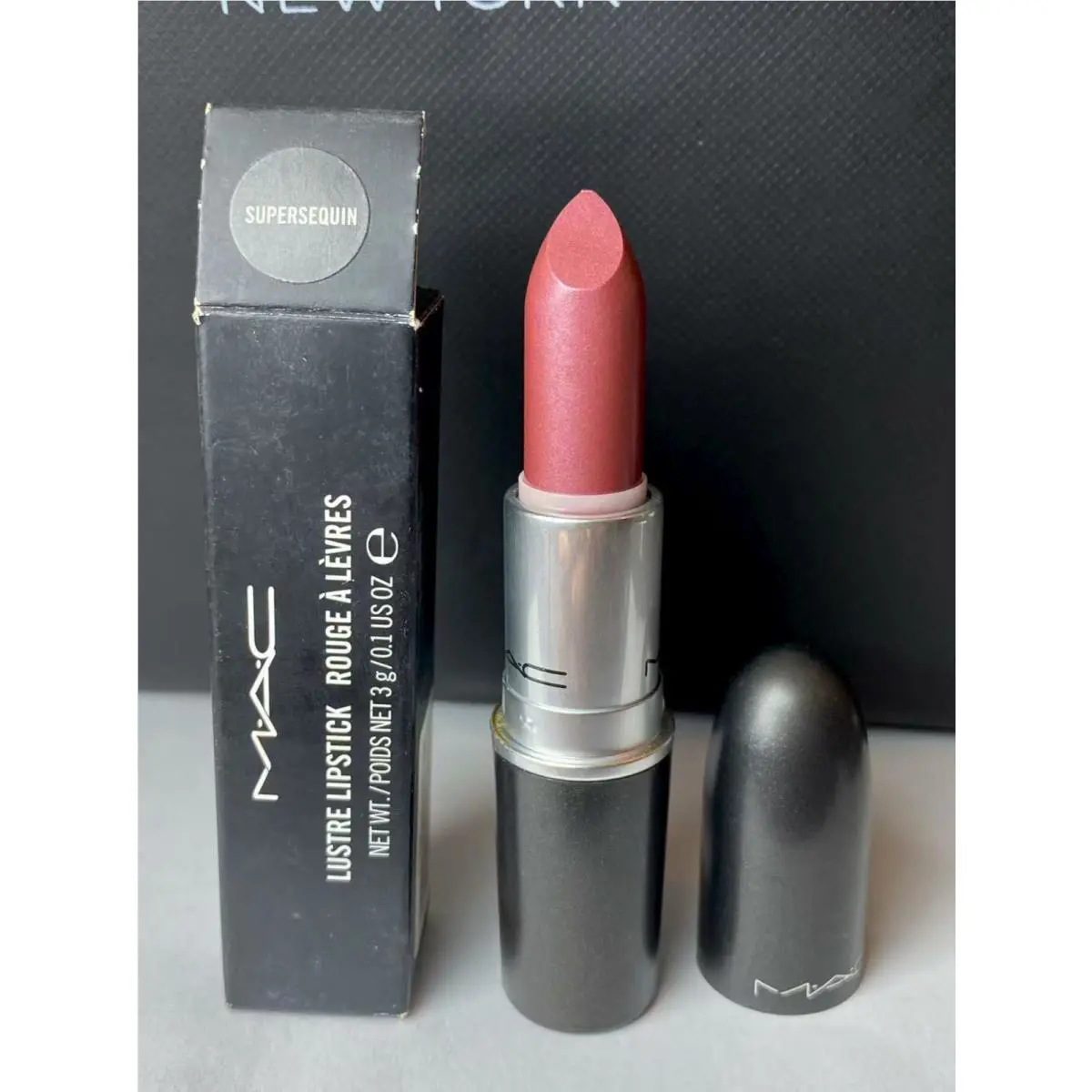 Mac Lustre Lipstick Supersequin Originals Rare AA7
