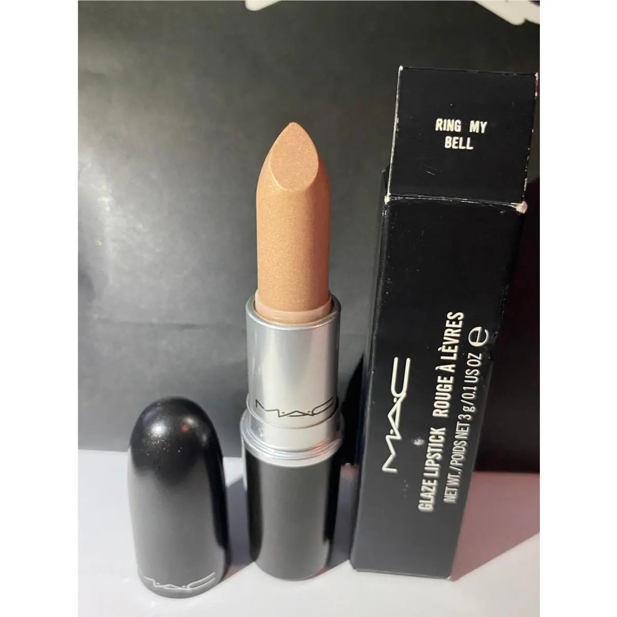 Mac Glaze Lipstick Ring MY Bell Rare A65
