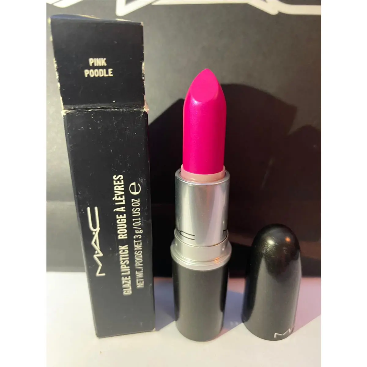 Mac Glaze Lipstick in Pink Poodle Full Size AB3