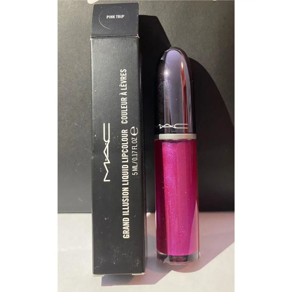 Mac Grand Illusion Lip Gloss Pink Trip Full Size