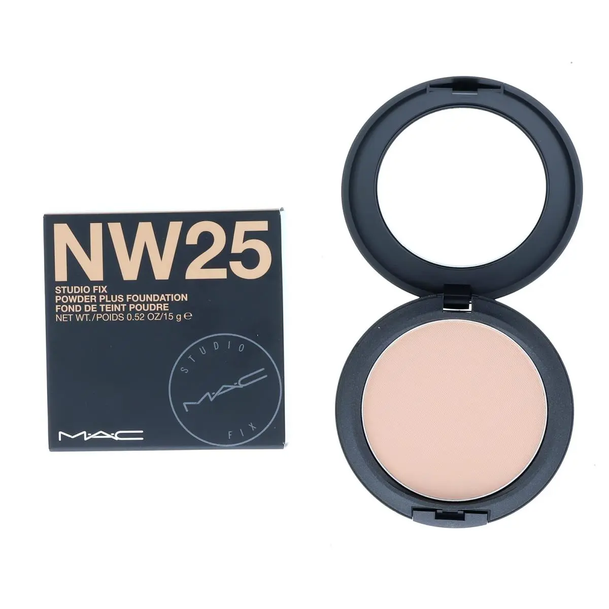 Mac Cosmetics Peach Skin Foundation Concealer Nw25 Buildable Coverage Matte Finish 0.52 Ounce