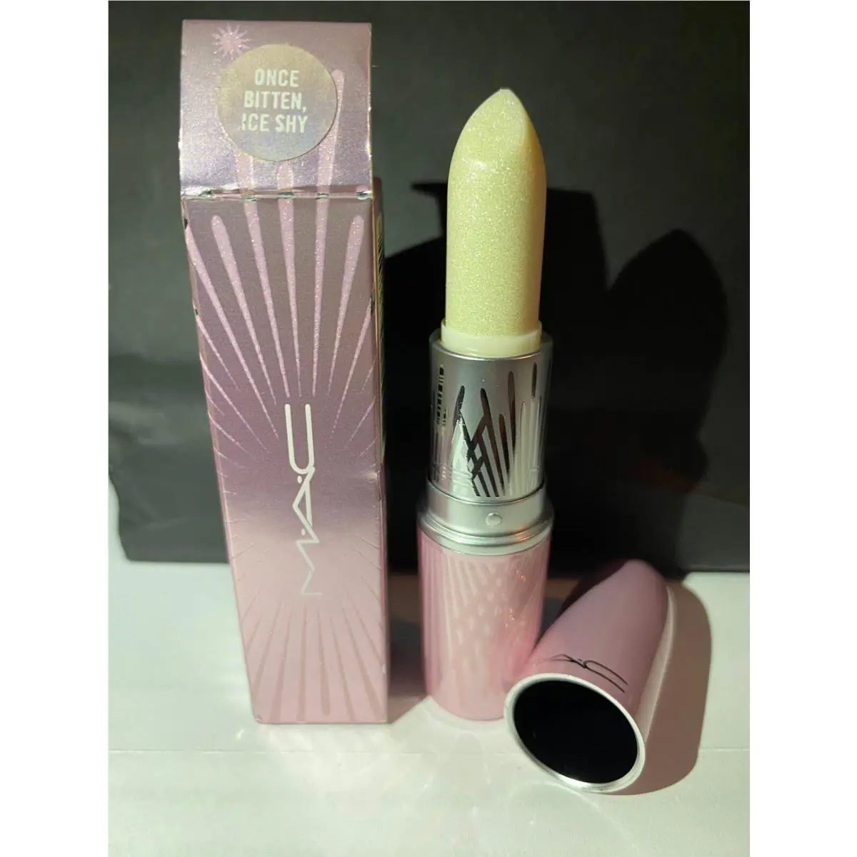 Mac Frosted Fireworks Once Bitten Ice Shy Sheer Pearl Lustre LE Lipstick Global