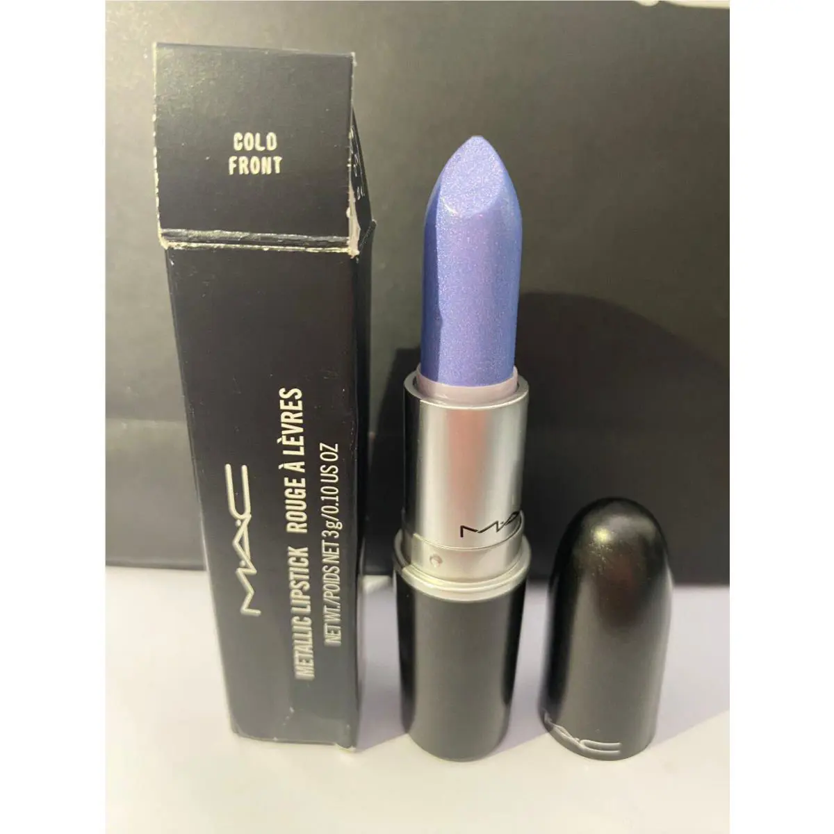 Mac Metallic Lipstick Cold Front Limited Edition Rare