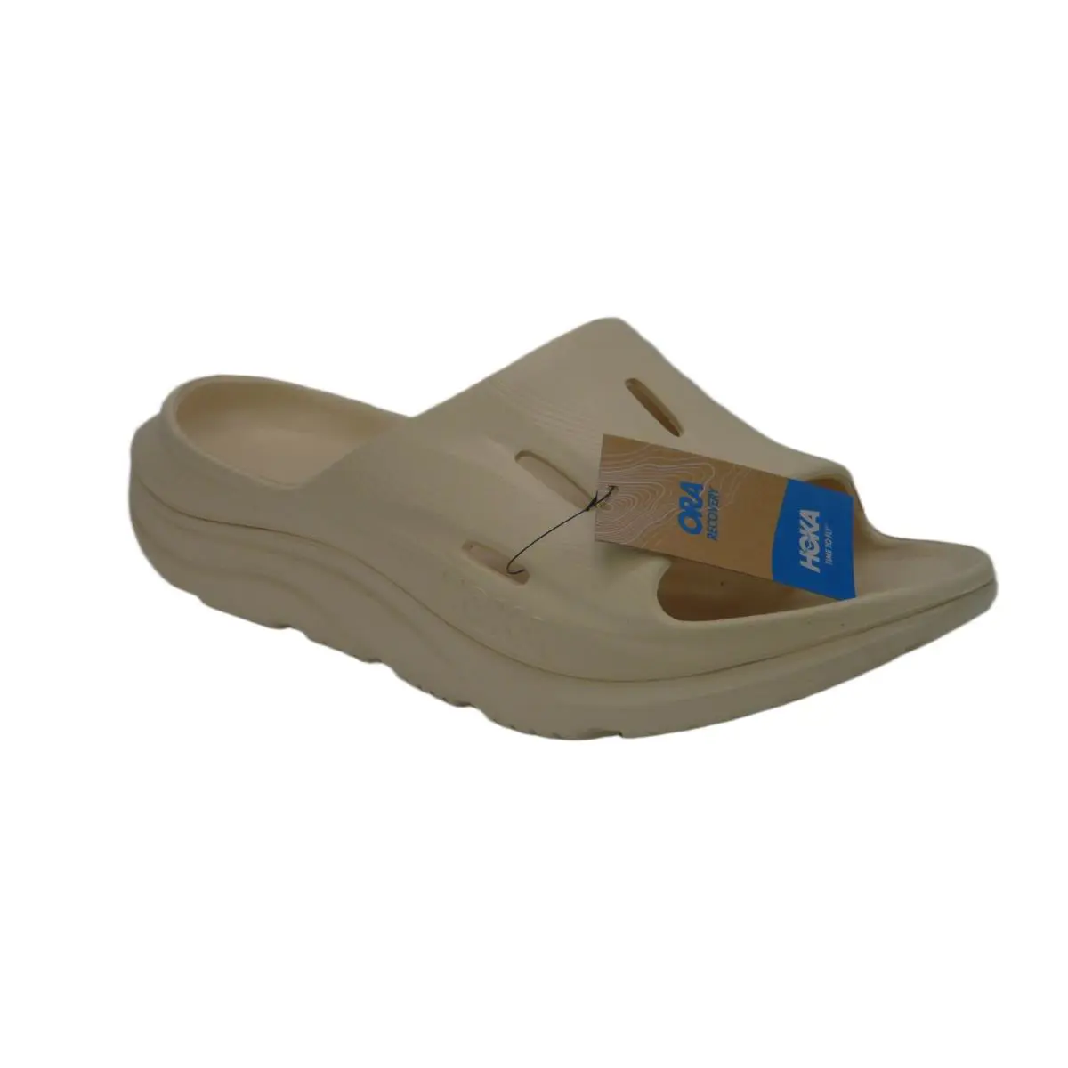 Hoka One One Ora Recovery Unisex Slide 3 - VANILLA / VANILLA