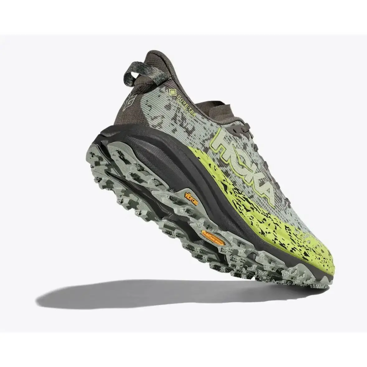 Hoka Speedgoat 6 Gtx Slate Aloe Vibram Goretex Trail Hike Running Shoe 12.5