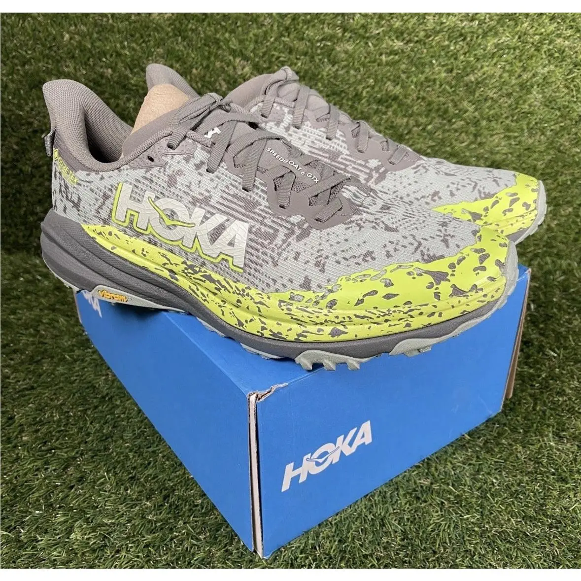 Hoka shoes - Hoka One One Speedgoat 6 - 1155150-STLV - Green (UPC: 0197634477817) 8