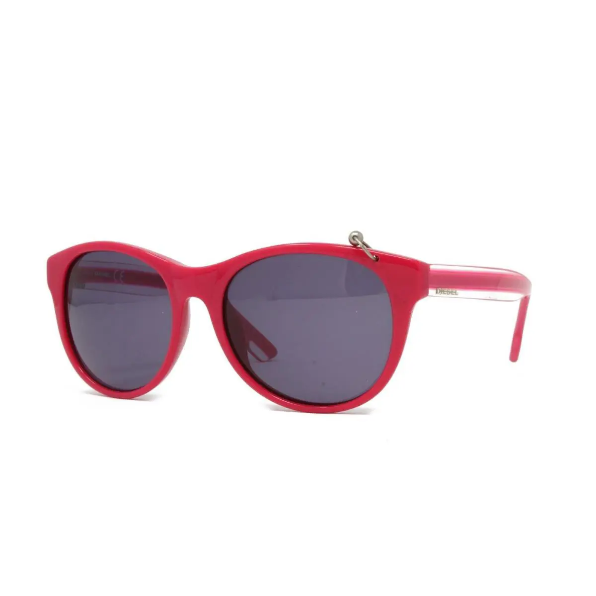 DL0049 75A Round Pink Grey Lens Women`s 55mm Plastic Sunglasses by Diesel