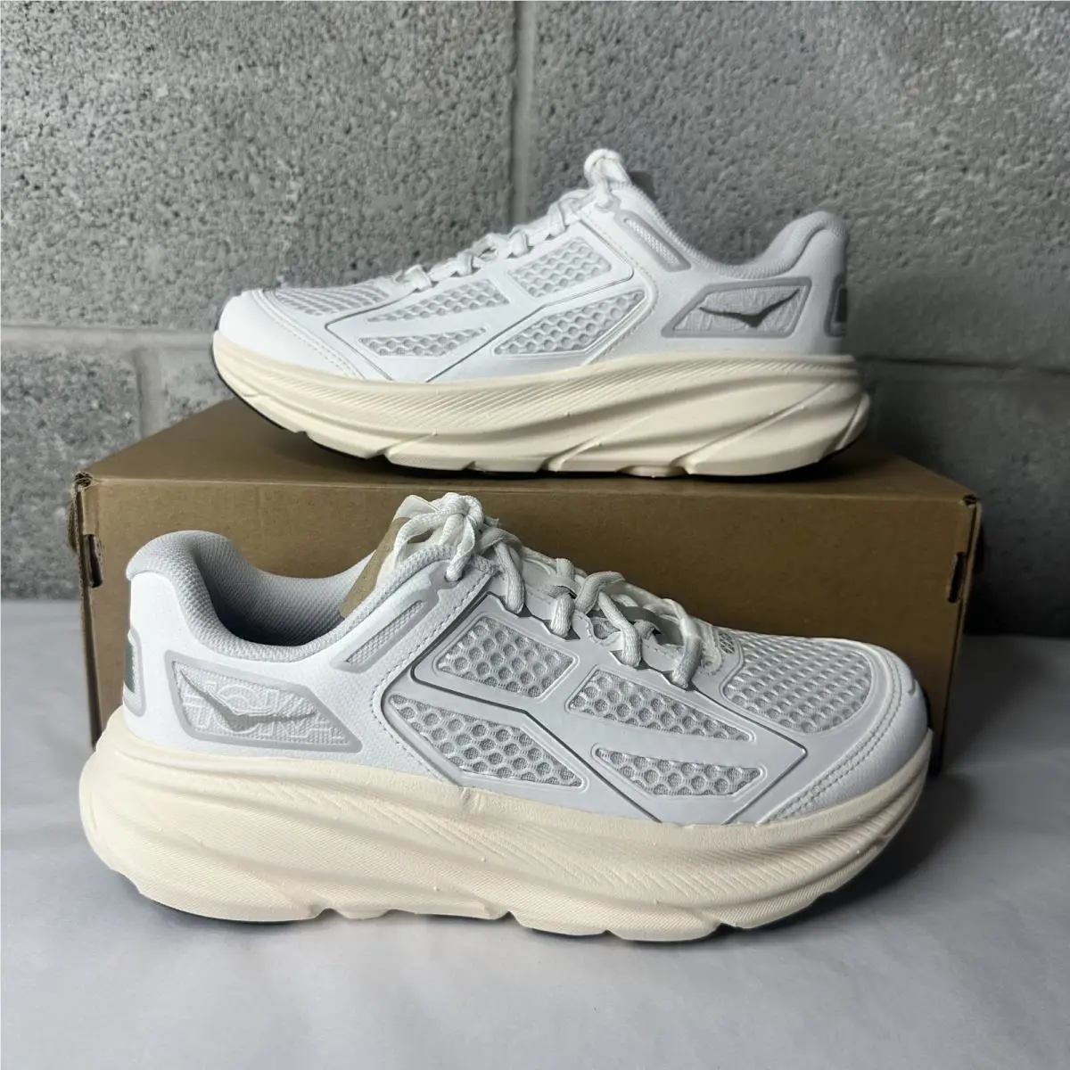 Hoka shoes - hoka one one clifton 10 - 1162030-STLLR - Gray 0
