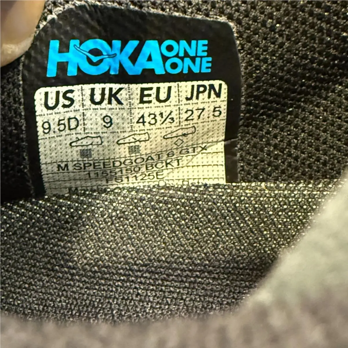 Hoka shoes - Hoka One One Speedgoat 6 - 1155150-BCKT - Black 5
