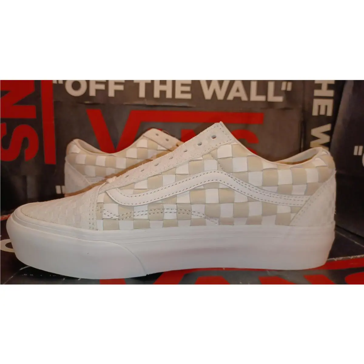 Vans shoes - Vans Old Skool Platform - Old Skool Platform - VN0A5KX99GY - Ivory 0