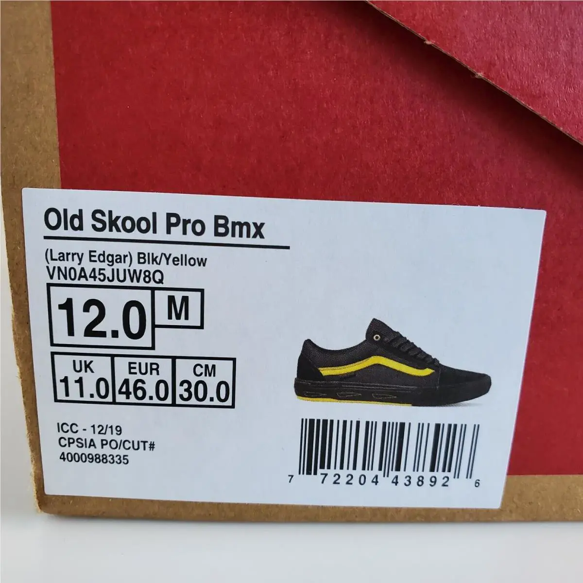 Vans shoes - Old Skool Pro BMX - Old Skool Pro BMX - Black & Yellow (UPC: 772204438926) 8