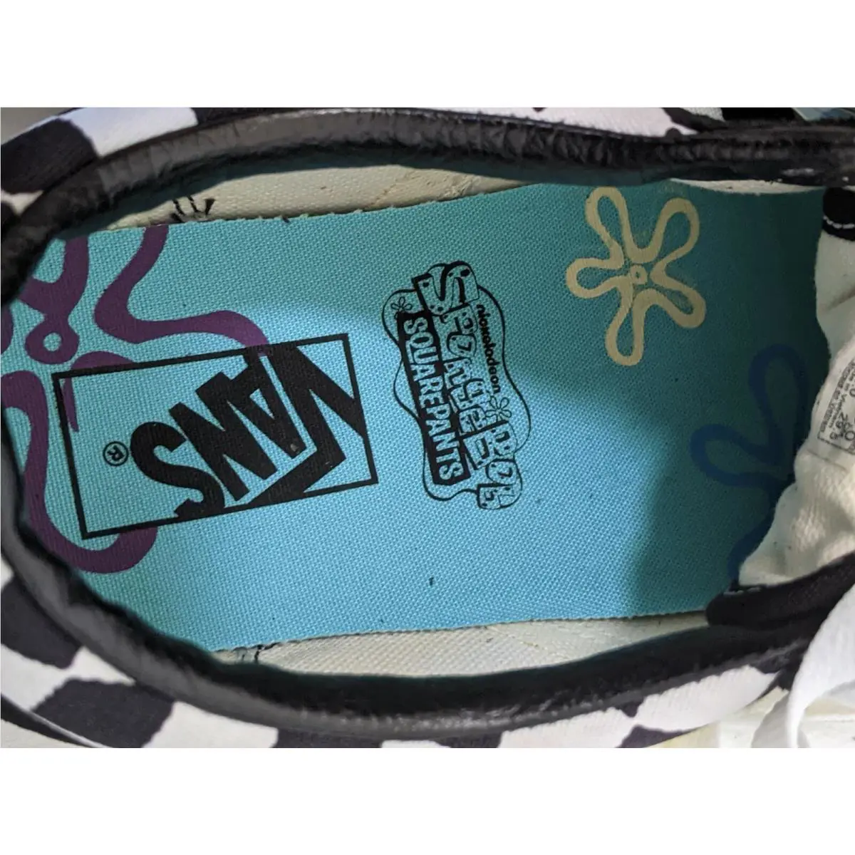 Vans shoes - Vans SpongeBob SquarePants - SpongeBob SquarePants - black/white checkerboard 8
