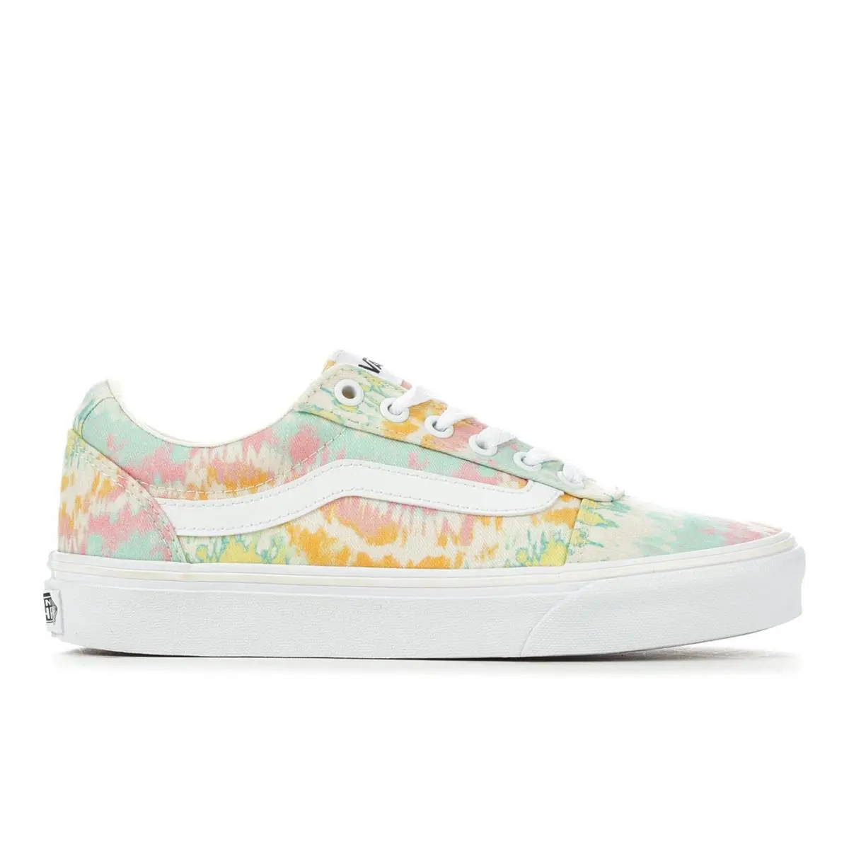 Vans Ward Tie Dye Women`s Athletic Shoes Multi-color Size 9.5 - Multicolor