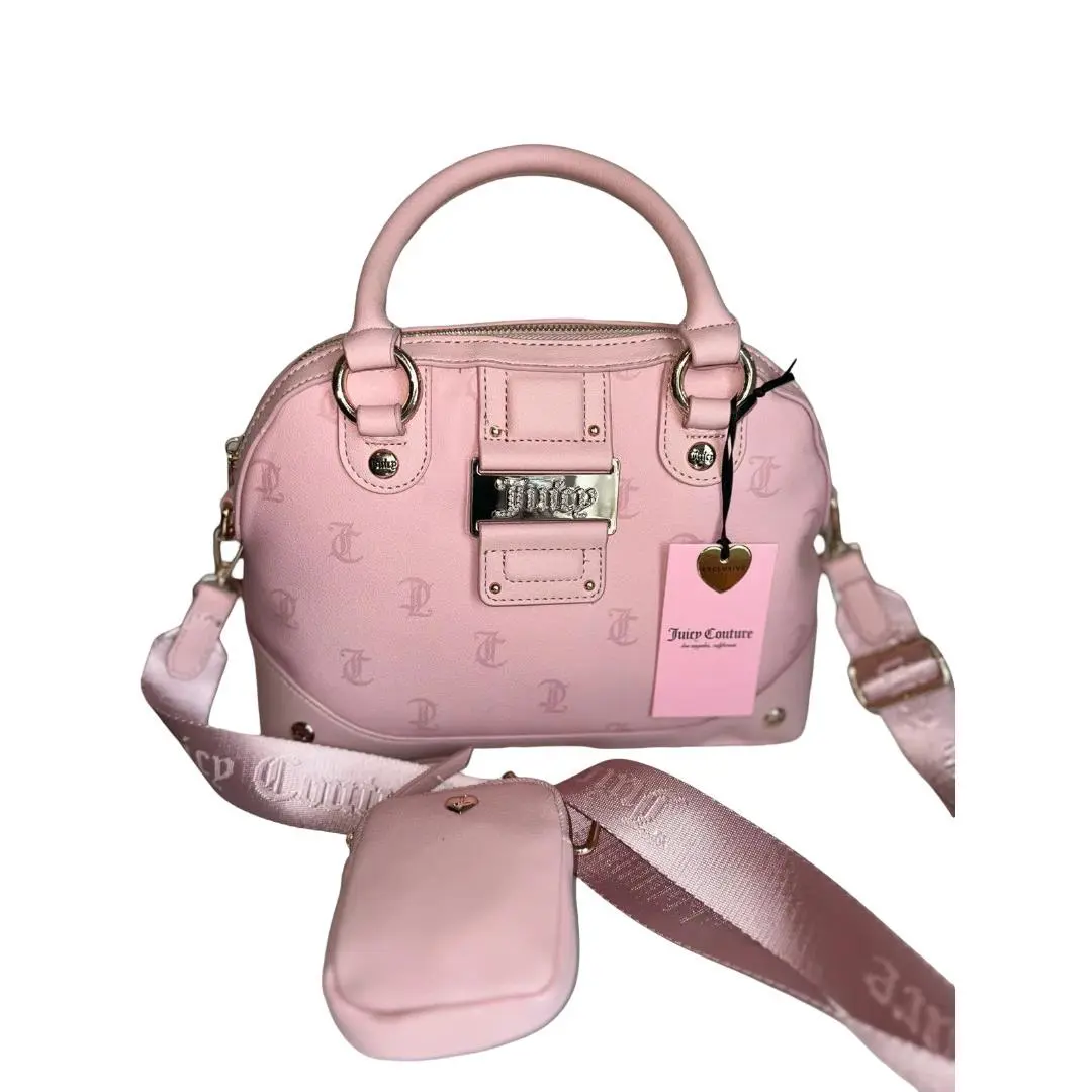 Juicy Couture Pink Diamond Y2Cute Dome Purse Handbag Satchel