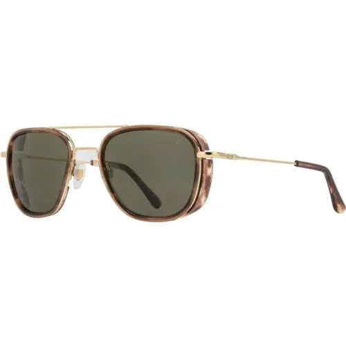AO American Optical Flynn Gold Teak Sunglasses Gold Teak Tinted