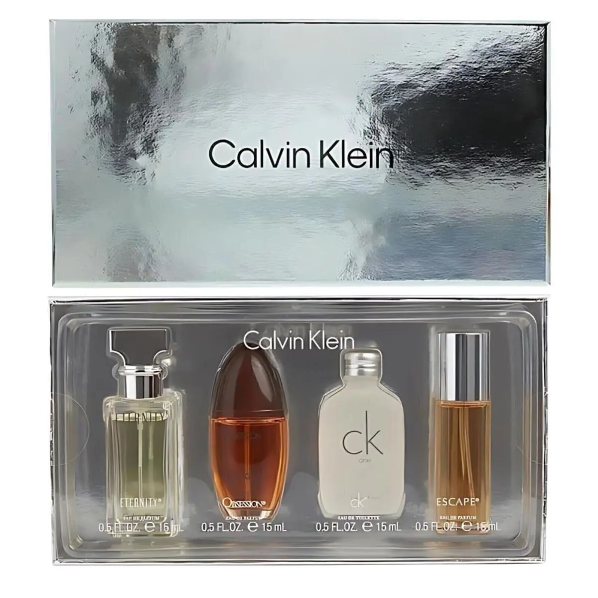 Calvin Klein Perfume CK + Eternity Edp + Obsession + Escape 4pc Unisex