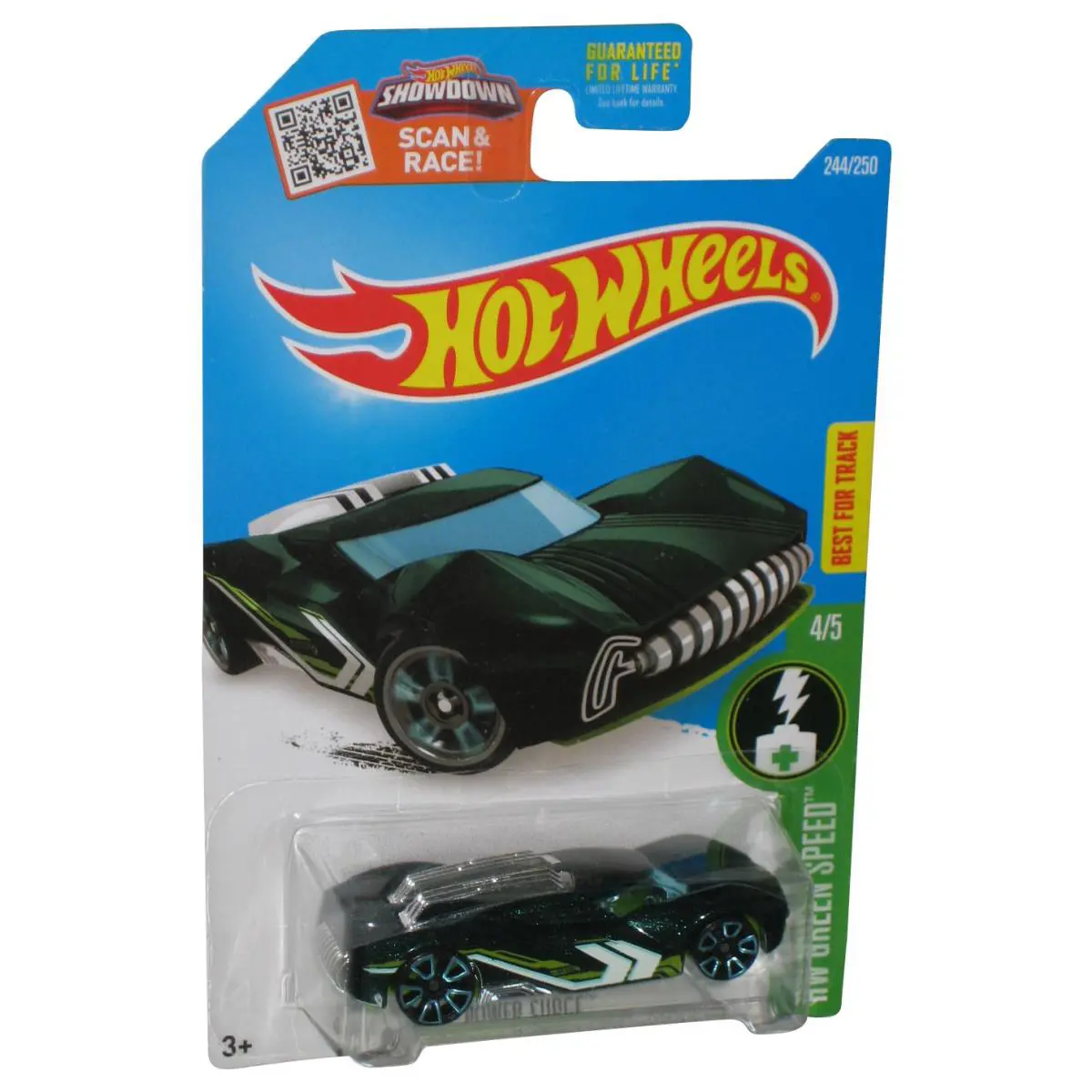Hot Wheels HW Green Speed 4/5 2015 Green Power Surge Toy Car 244/250