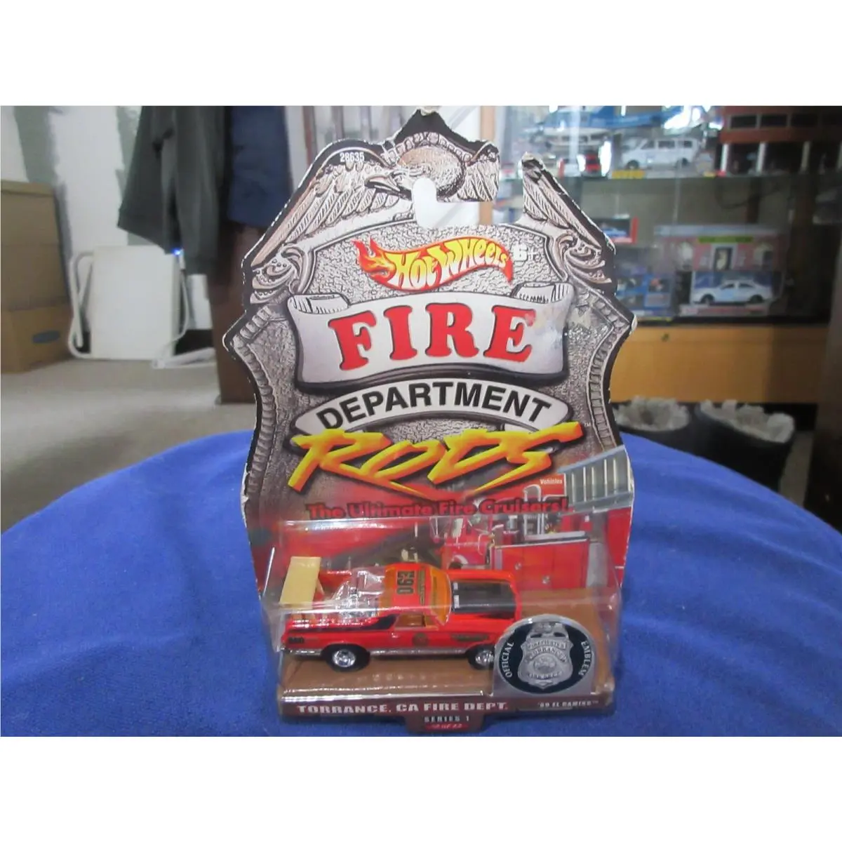 Hot Wheels Fire Rods 1968 Chevy El Camino Torrance CA Fire Department 1:64