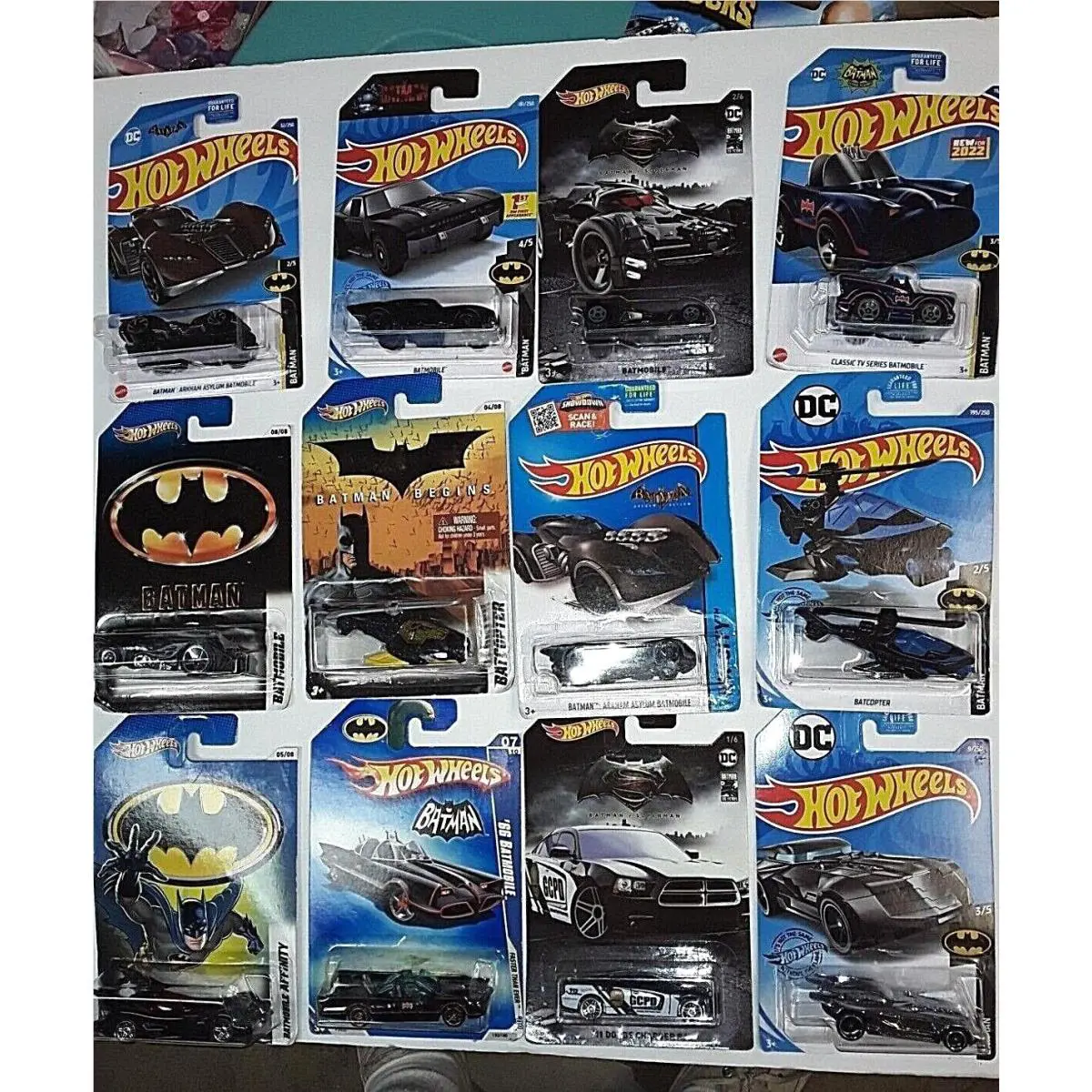 12 Hot Wheels TV Series Batman Cars 2008- 2021