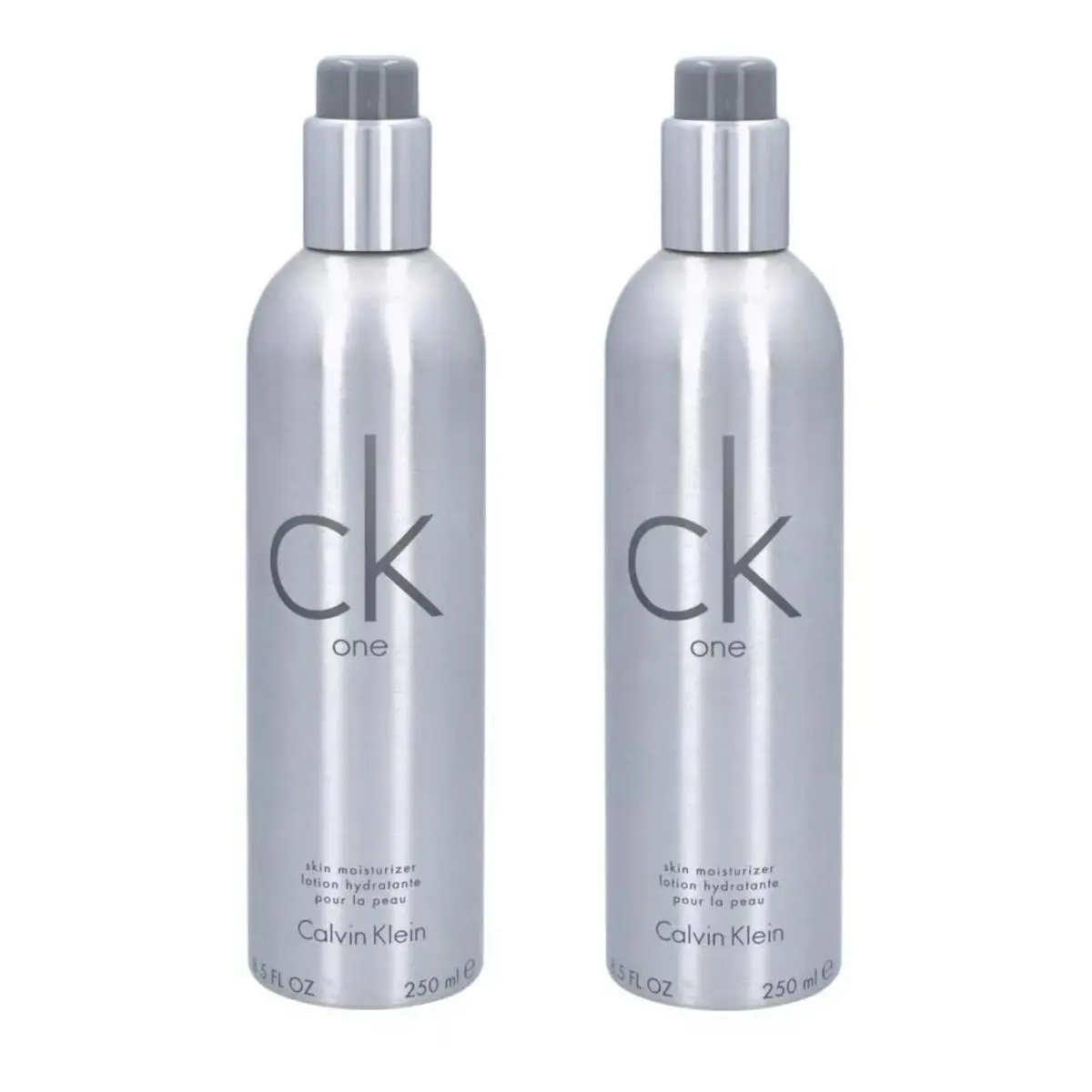 Pack OF 2 Calvin Klein CK One Body Lotion Skin Moisturizer For Unisex 8.5 oz
