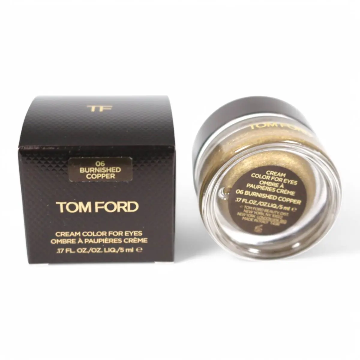 Cream Color For Eyes .17 oz / 5 ml – Choose Your Shade 06 BURNISHED COPPER by Tom Ford