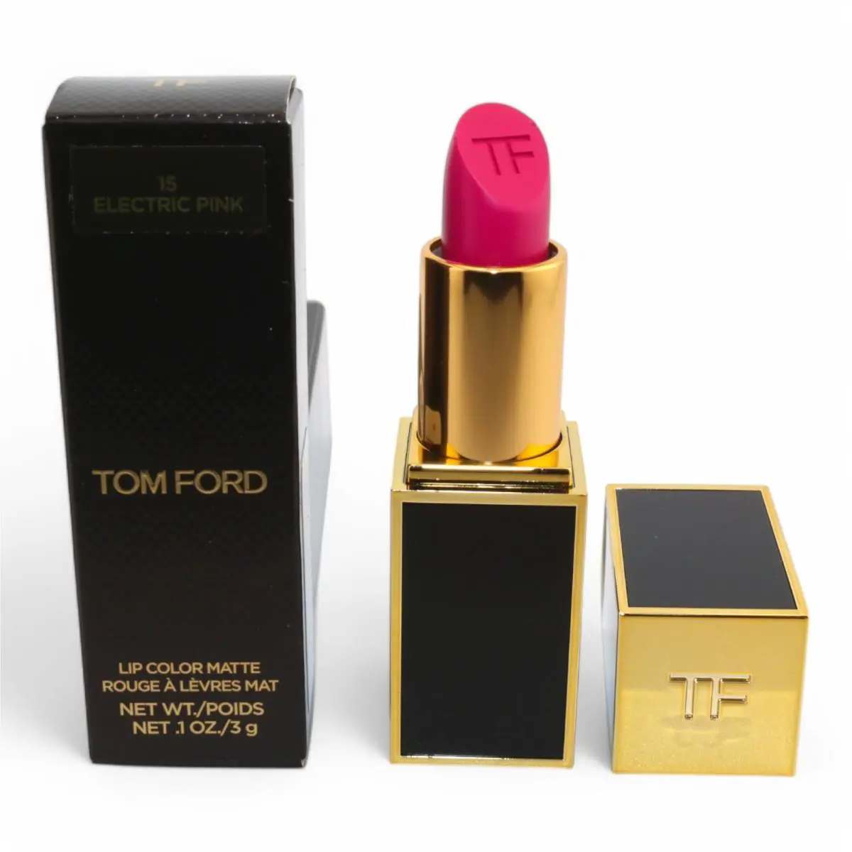 Lip Color Matte 0.1oz 3g Choose Your Shade Luxury Lipstick 15 ELECTRIC PINK by Tom Ford