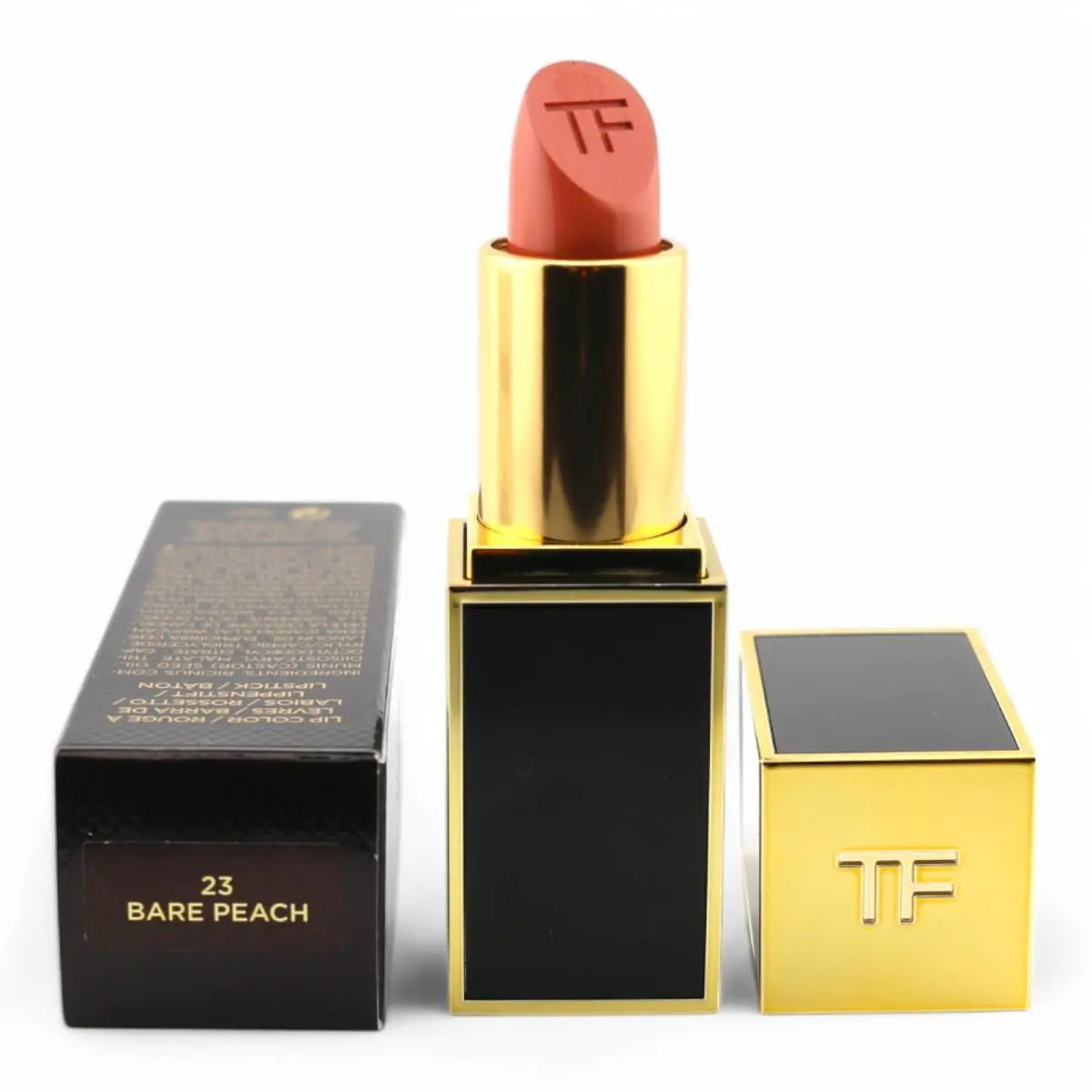Lip Color Matte 0.1oz 3g Choose Your Shade Luxury Lipstick 23 BARE PEACH by Tom Ford