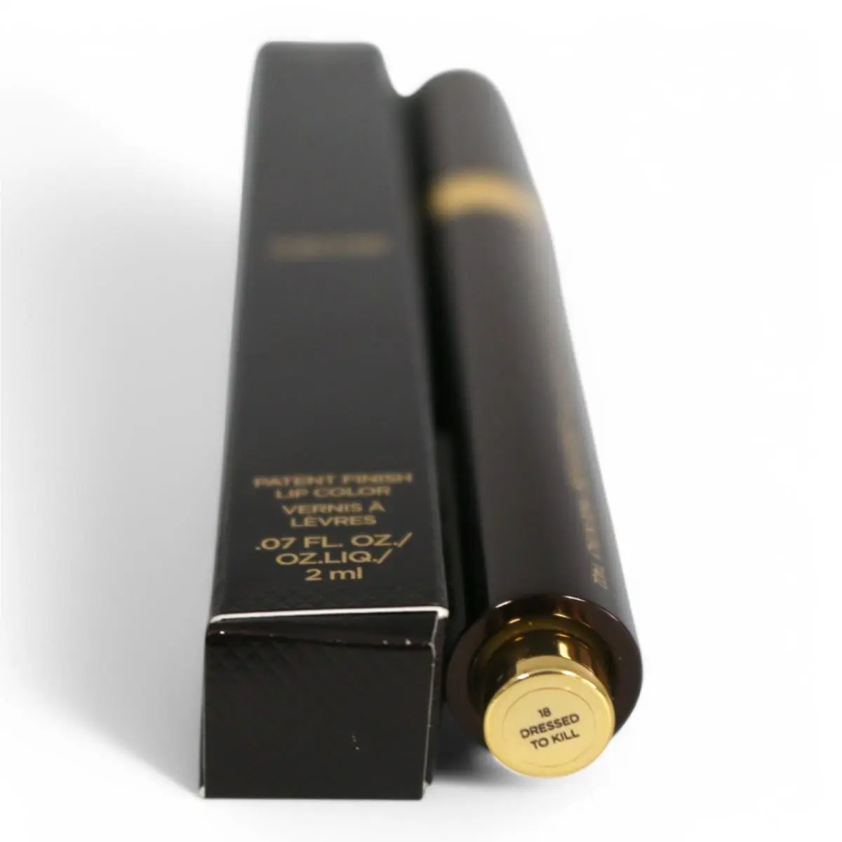 Patent Finish Lip Color 0.07 oz / 2 ml – Choose Your Shade 18 DRESSED TO KILL by Tom Ford
