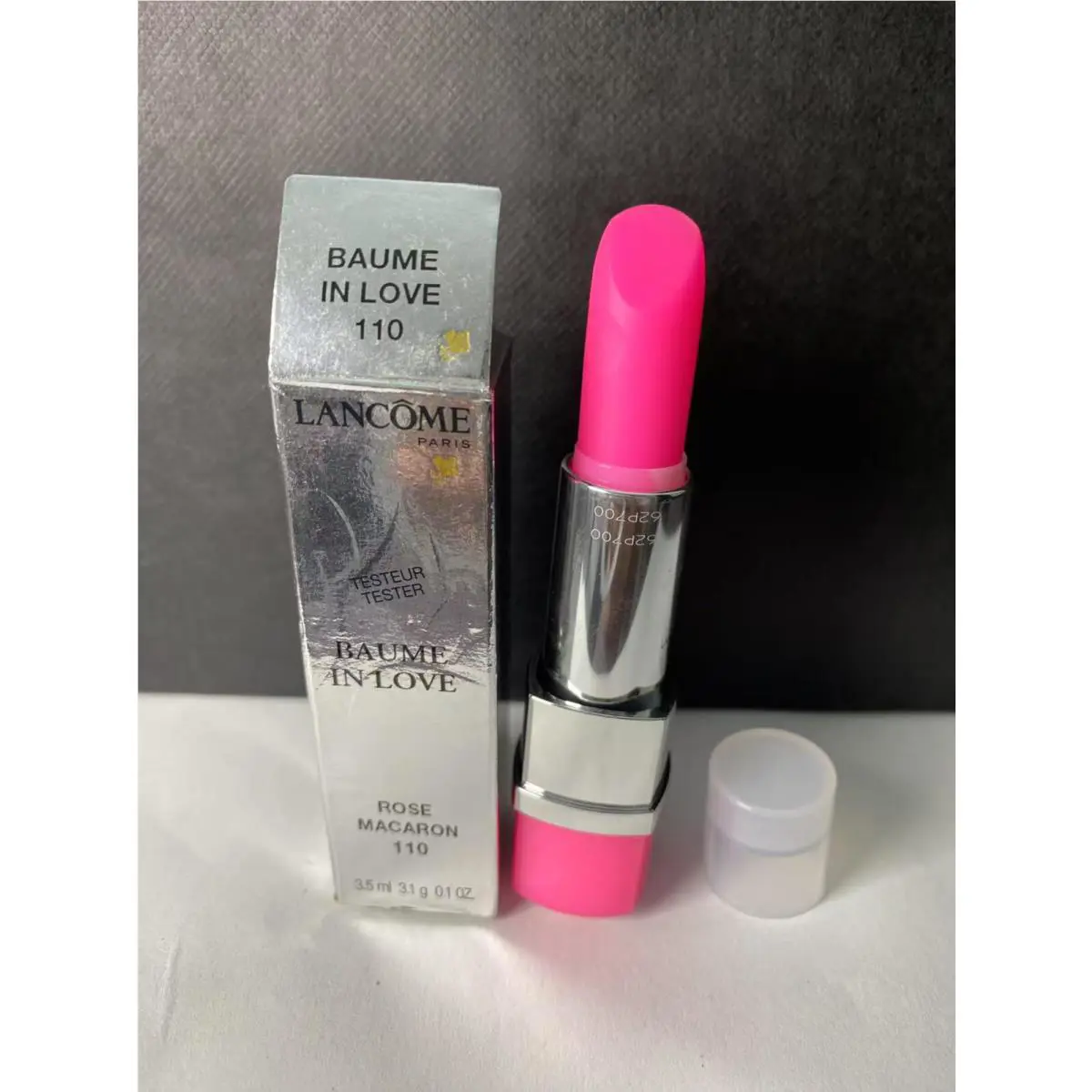Lancome Baume In Love Translucent Neon Lipbalm - 110 Rose Macaron 3.1g Clearcap