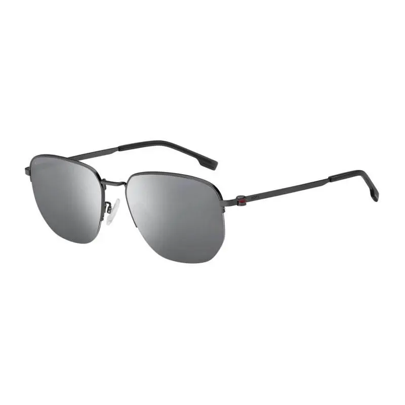 Hugo Boss Boss 1538/F/SK 0R80 T4 Matte Dark Ruthenium/silver Mirror - Frame: Matte Dark Ruthenium, Lens: Silver Mirror, code: 0R80T4