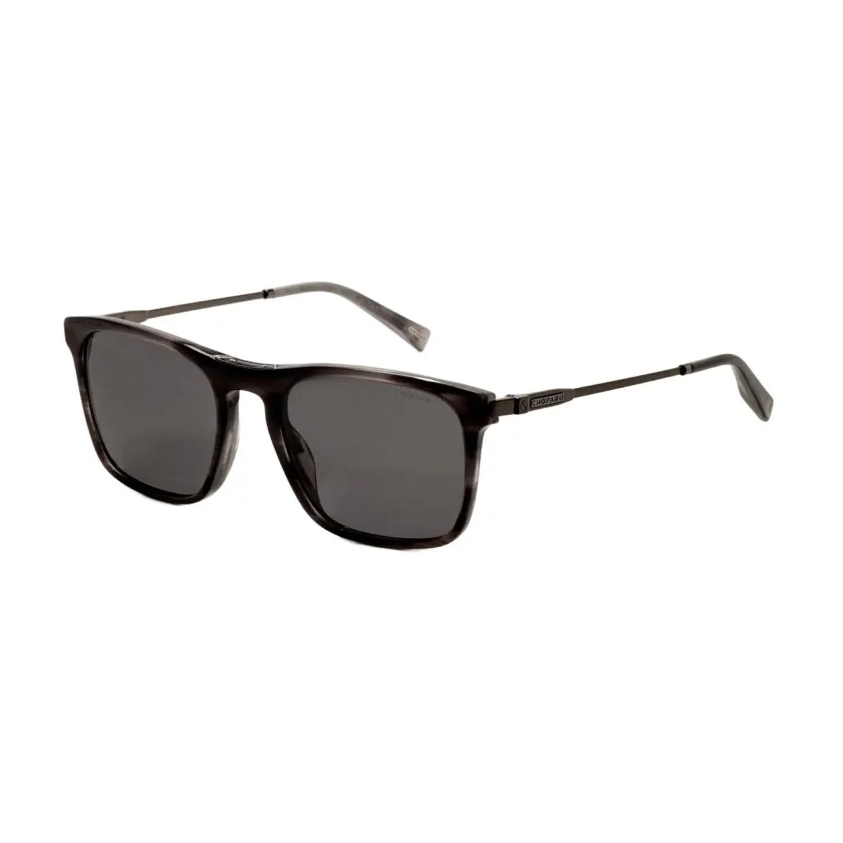 Men`s 56 mm Grey Tortoise Sunglasses SCH329566X7P by Chopard
