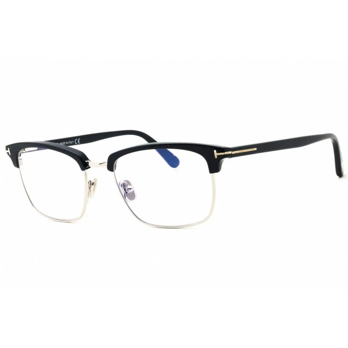 FT5801-B 090 Shiny Blue 54mm Eyeglasses by Tom Ford