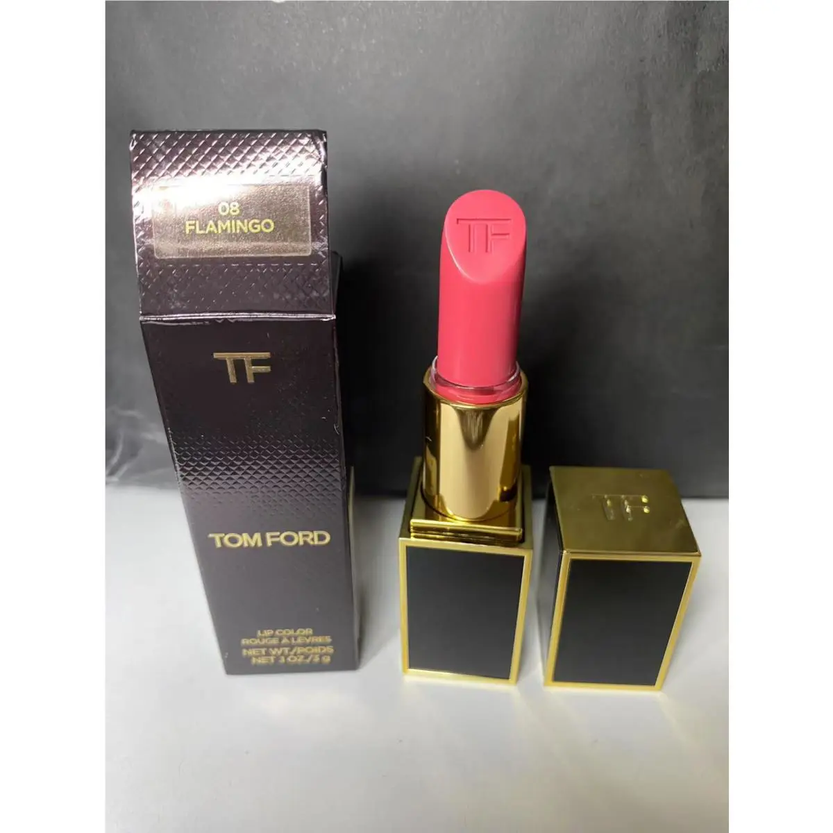 Tom Ford Lip Color 08 Flamingo Lipstick .1 oz