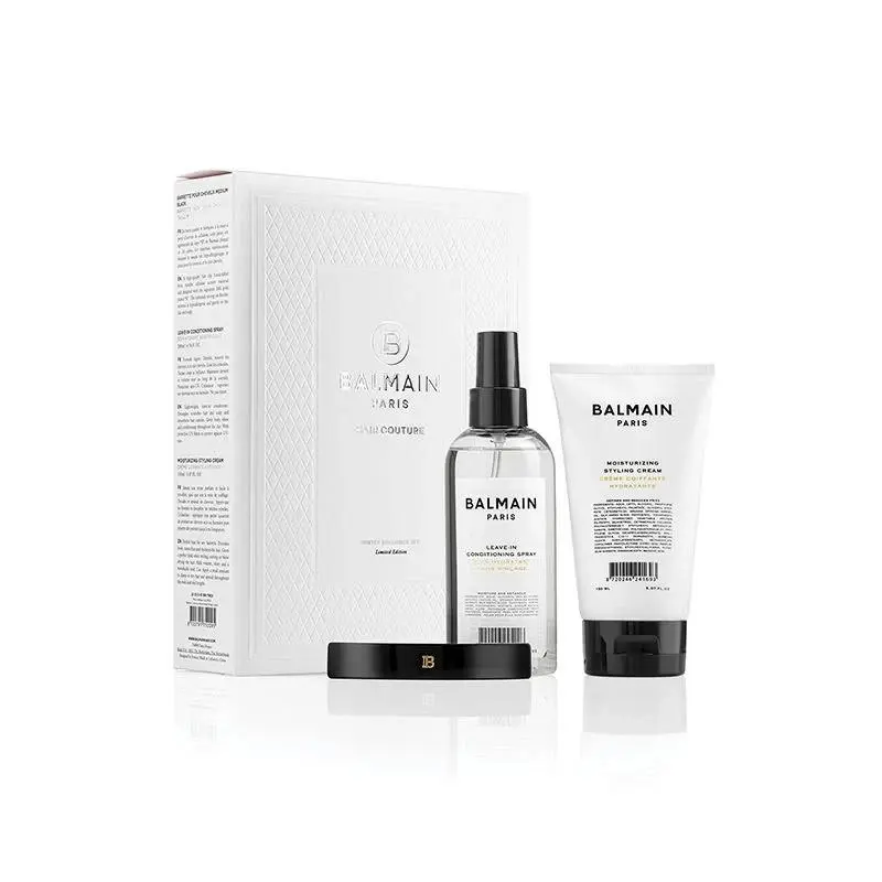 Winter Brilliance Set - Barrette Leave-in Spray Moisturizing Cream by Balmain