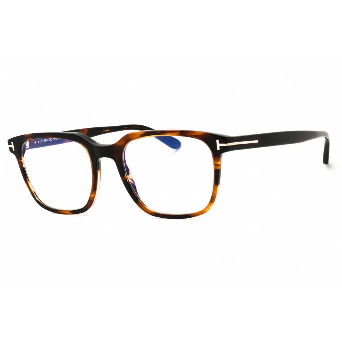 Tom Ford FT5818-B 050 Eyeglasses Dark Brown Havana Clear Frame 53mm