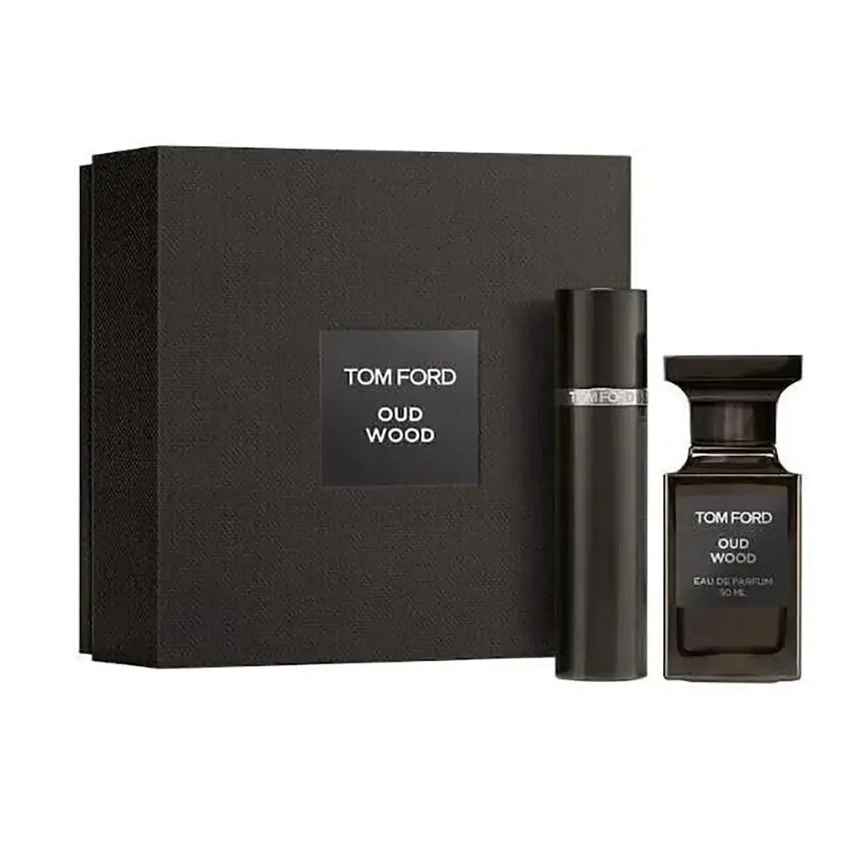 Tom Ford Oud Wood Eau De Parfum 2 Pieces Gift Set - 1.7 Oz + 0.34 Oz