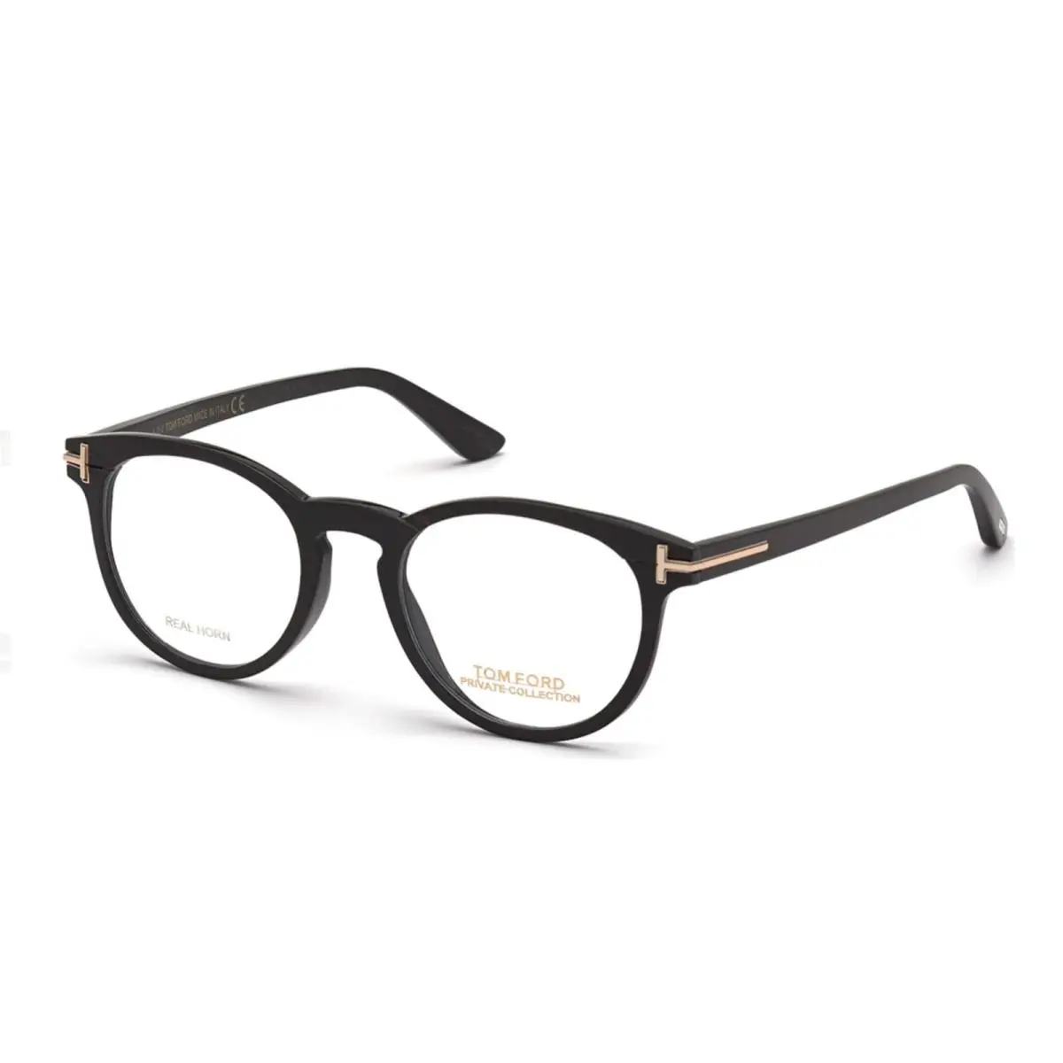 Tom Ford Private Collection Eyeglasses TF 5721-P 063 49-20 145 Real Horn Frames