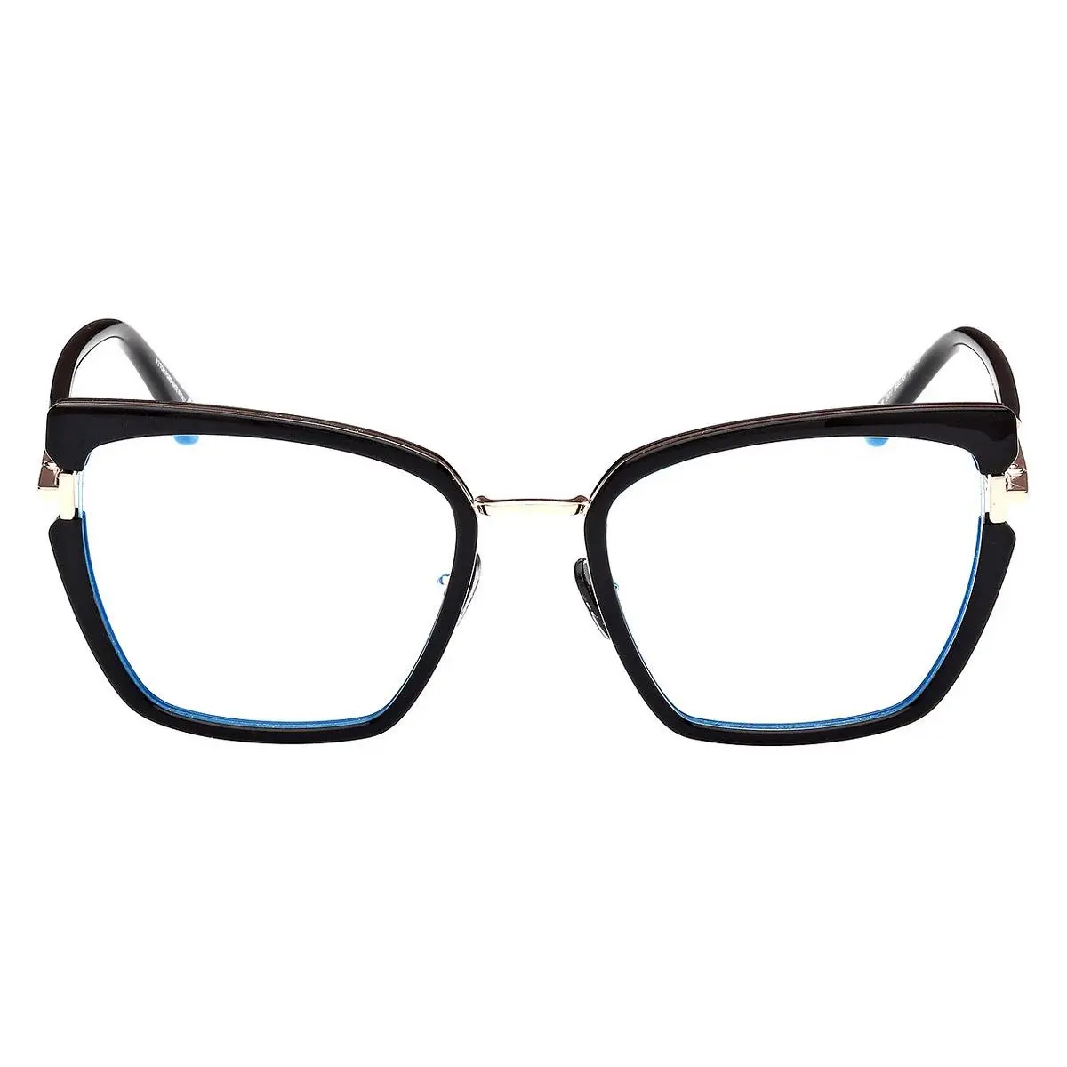 Tom Ford FT5984-B Eyeglasses Female Shiny Black 54mm