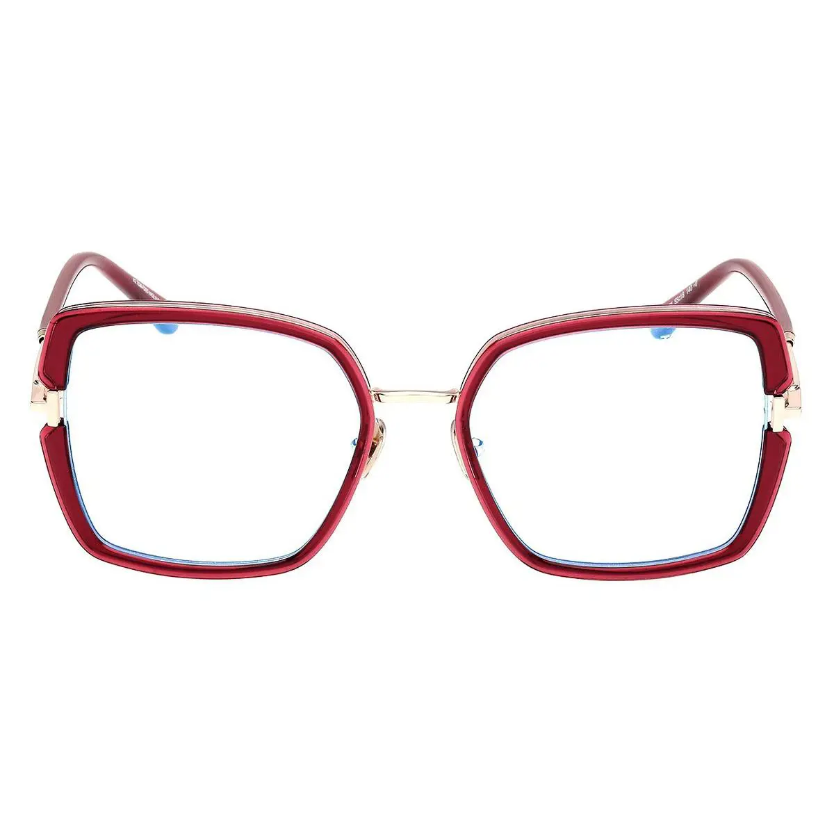 Tom Ford FT5985-B Eyeglasses Female Shiny Dark Fuchsia 55mm