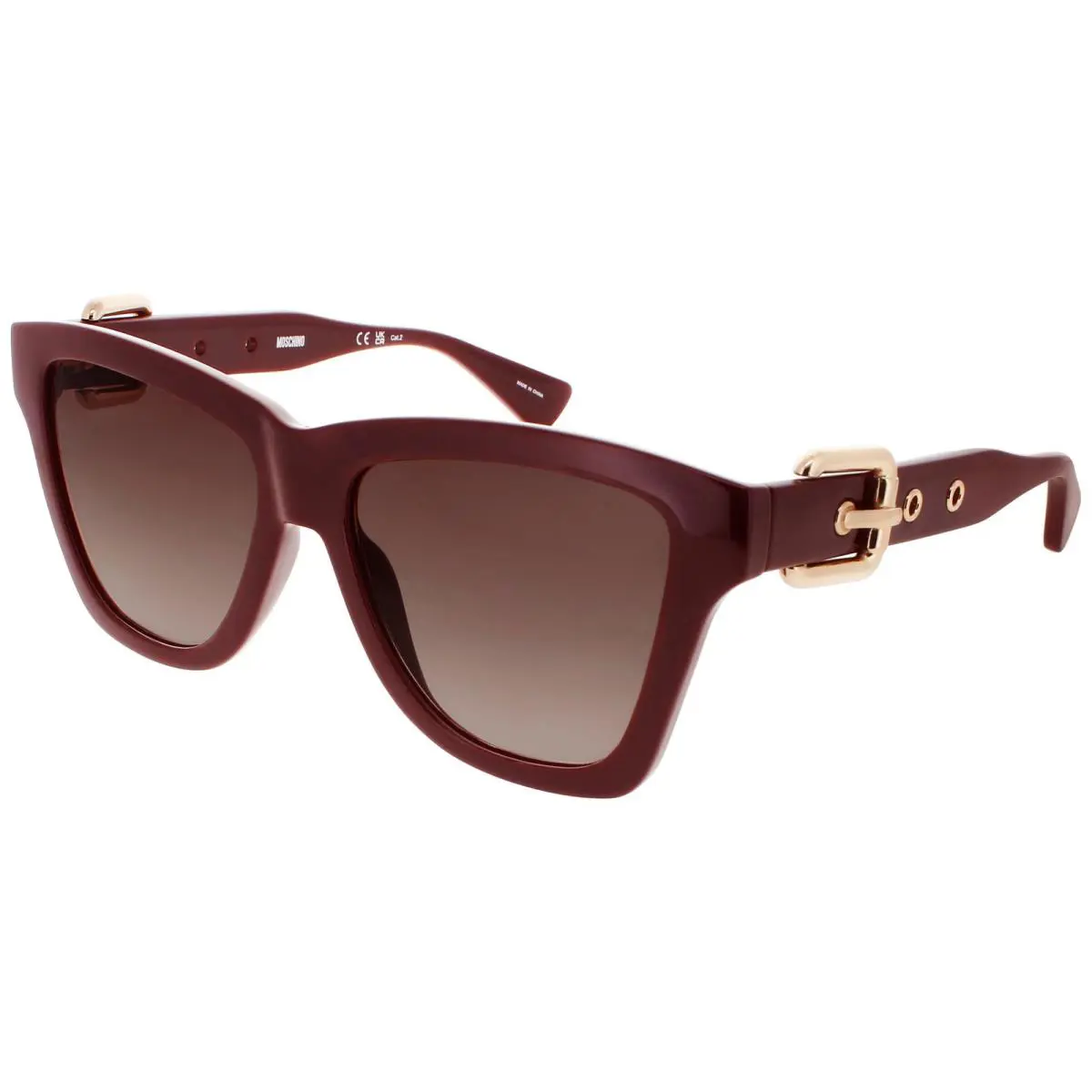 Moschino MOS131/S-0LHF/HA Sunglasses Sun Glasses 0LHF Burgundy 54m