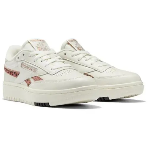 Reebok Club C H67811 Sneakers Women`s US 11 Chalk Rose Platform Shoes GBNC1299 - Ivory
