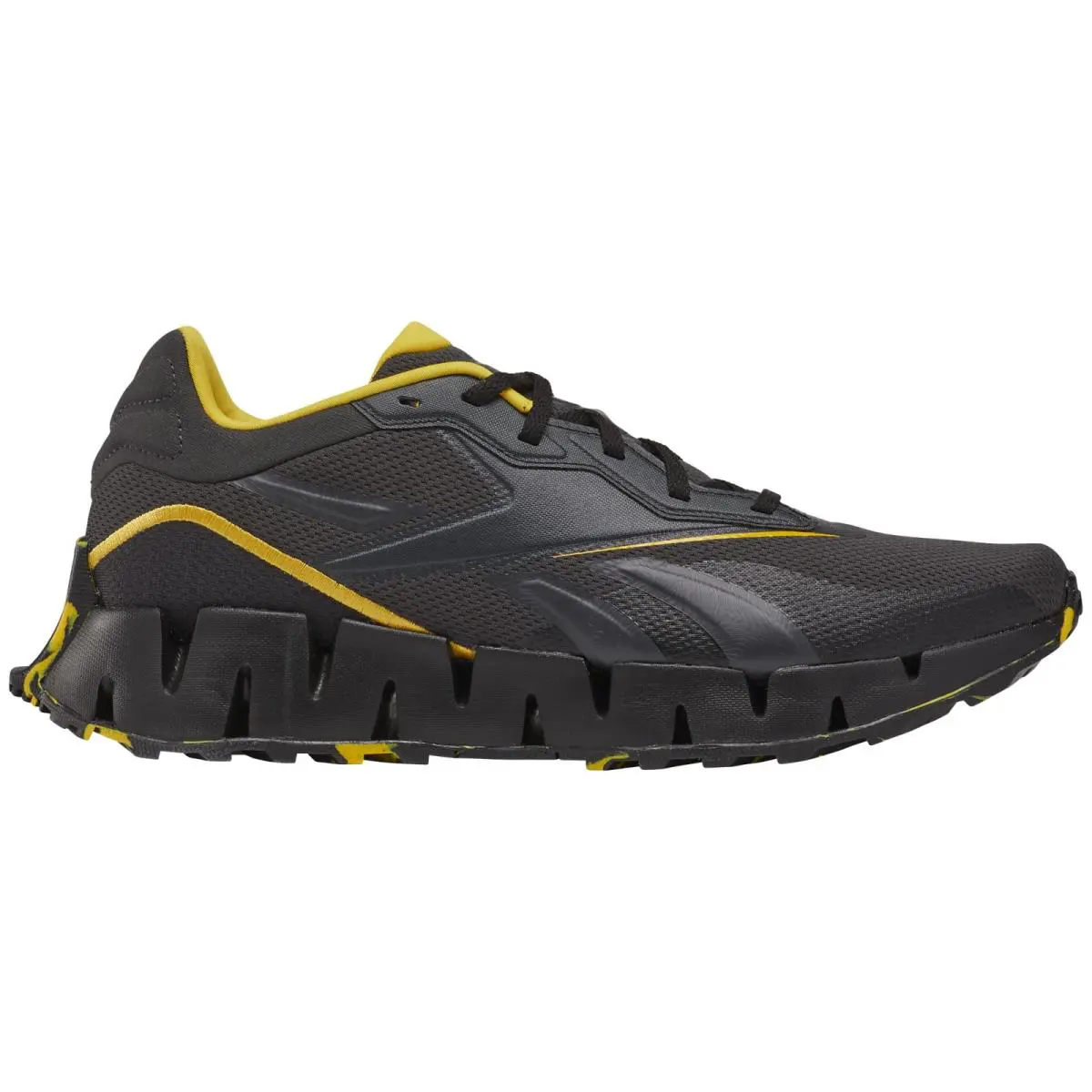 Reebok Unisex Zig Dynamica 4 Adventure Shoes Pure Grey/black/yellow 11 5 - Pure Grey/Black/Yellow