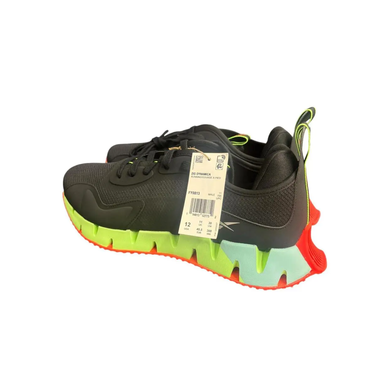 Reebok shoes - FY0813-001 - FY0813-001 - Core Black/Neon Mint/Orange Flare (UPC: 194813527752) 2