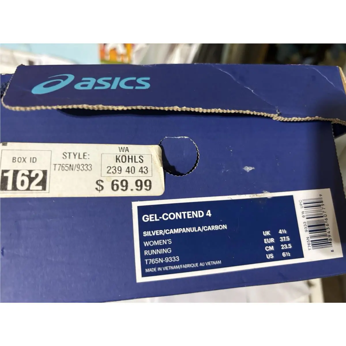 Asics shoes - ASICS GEL-Contend - T765N-9333 - Blue 5