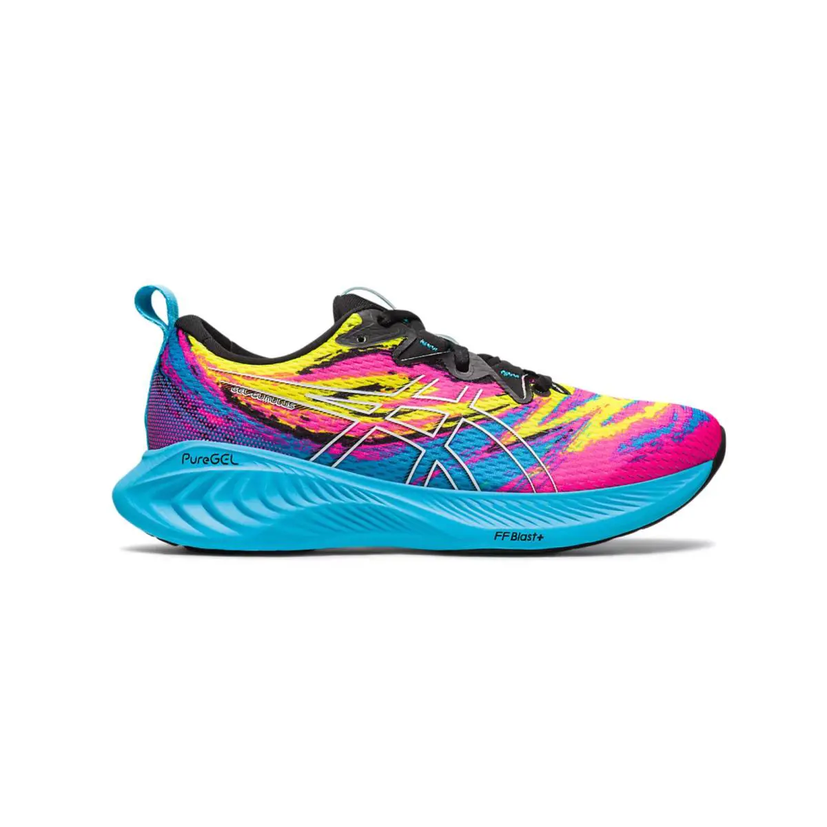 Asics Women`s Gel-cumulus 25 Shoes 9 US Aquarium/vibrant Yellow-very Rare